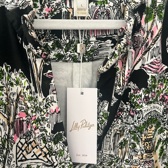 Lilly Pulitzer PB Toile Knightley dress sz L, like new - Picture 2 of 3